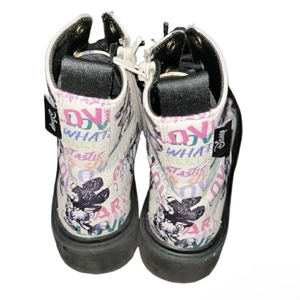 Zara Disney Mickey Mouse Girls Kids Boots(Size 3)